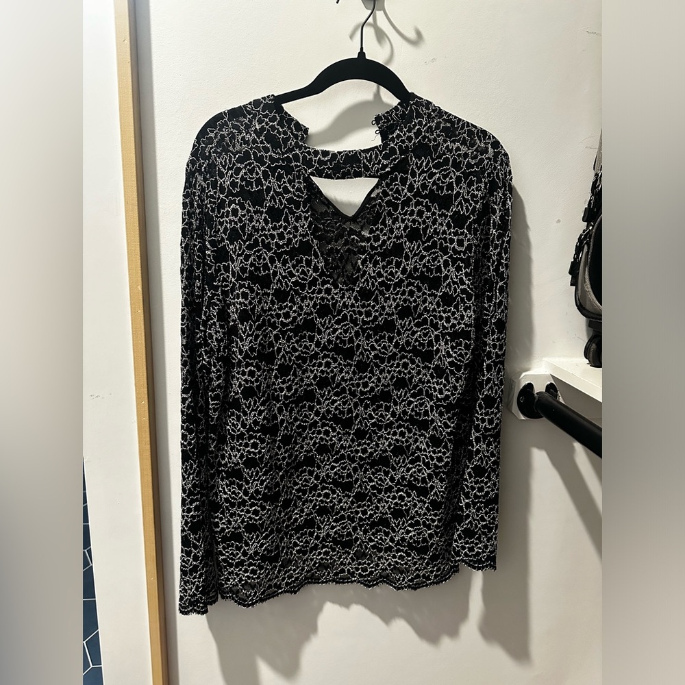 Roz&Ali flowy blouse